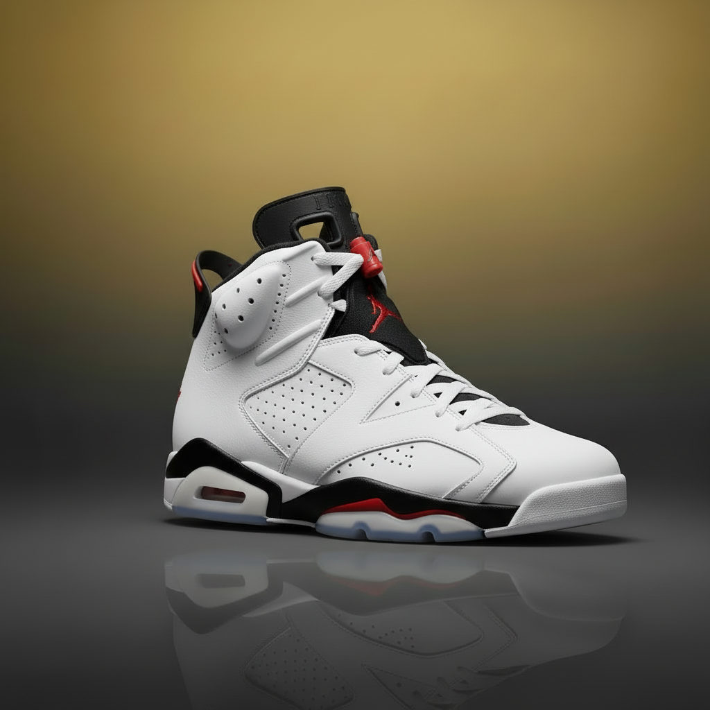 Air Jordan 6 White Black Red Collection Hero