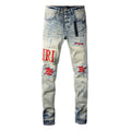 AMIRI Slim Fit Distressed Jeans – Full Length Denim