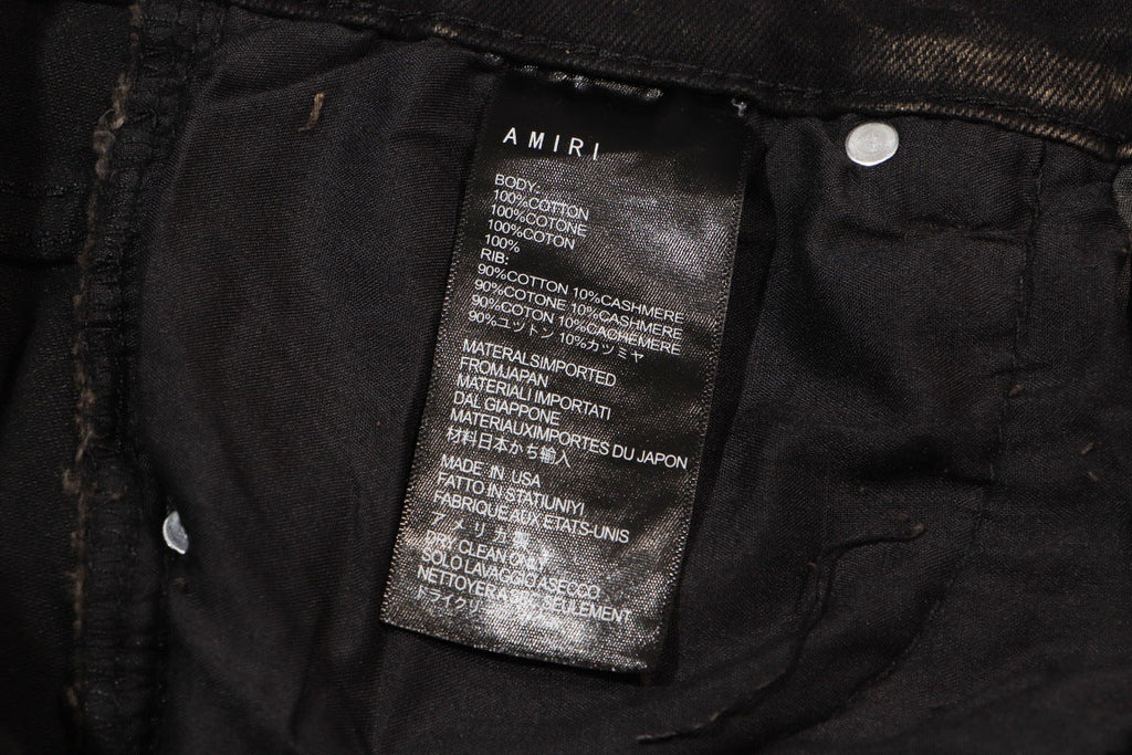 AMIRI Slim Jeans #H502 – Distressed Cotton Denim