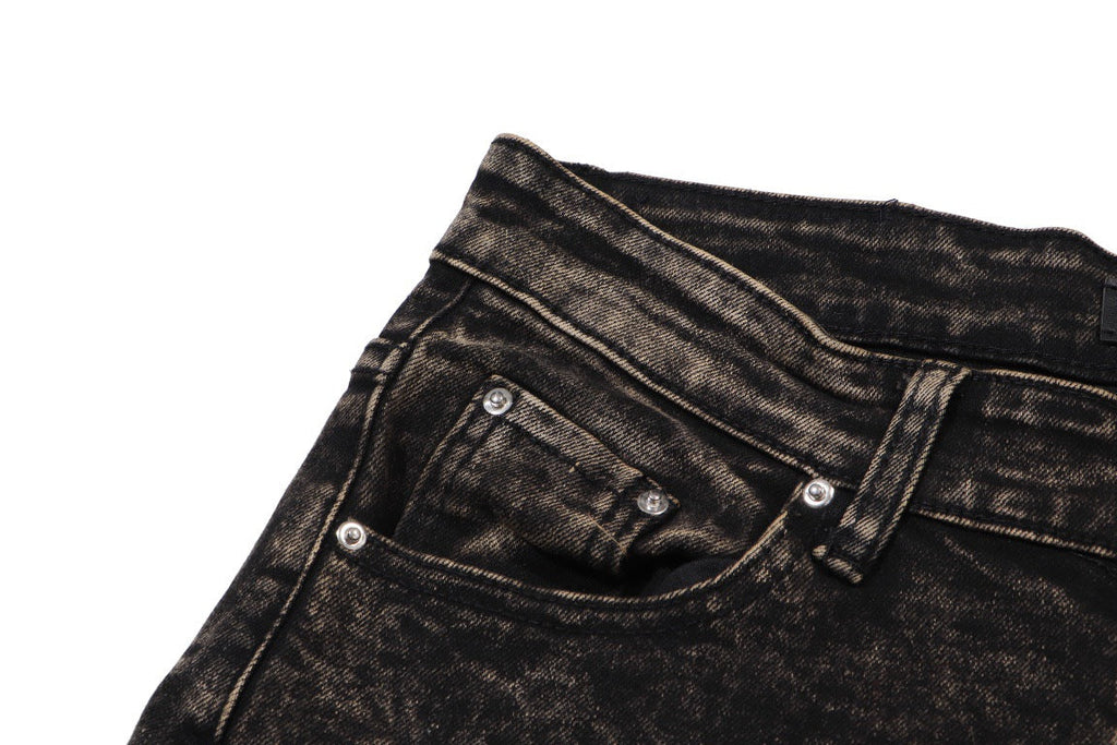 AMIRI Slim Jeans #H502 – Distressed Cotton Denim
