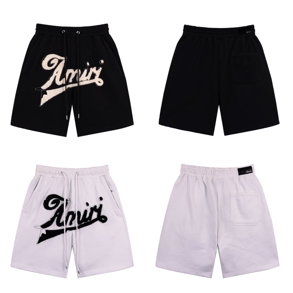 AMIRI Logo-Embroidered Track Shorts