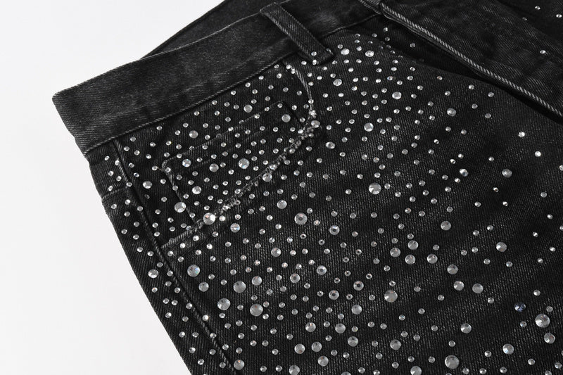 Purple Brand Crystal Diamond Skinny Jeans #9125