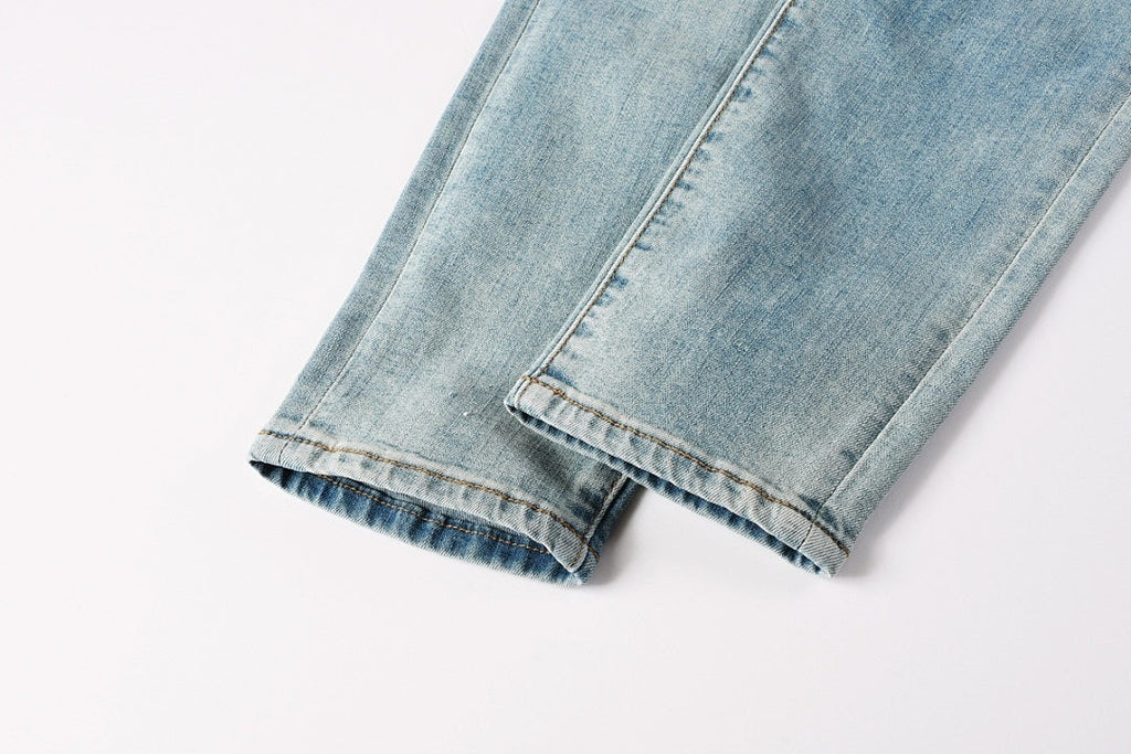 Purple Brand Skinny Jeans #9152 – Destroyed Crystal Diamond Denim