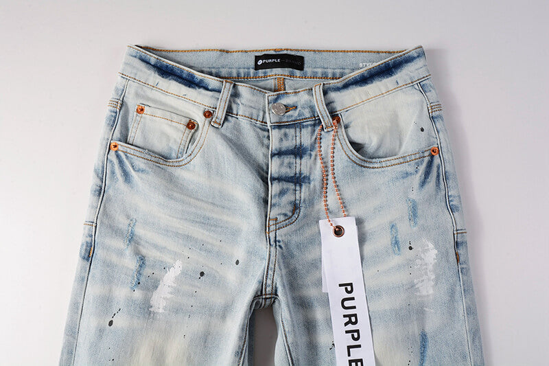 Purple Brand Jeans #9006 – Skinny Fit Distressed Denim