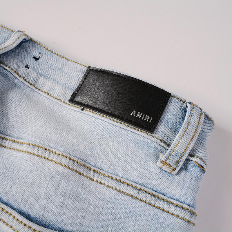 AMIRI Slim Fit Distressed Jeans #6637