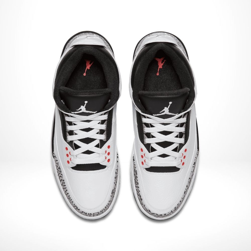 Air Jordan 3 Retro Infrared 23 White Grey