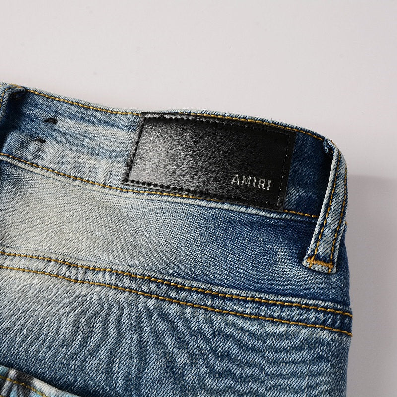 AMIRI Slim Fit Distressed Jeans #6597