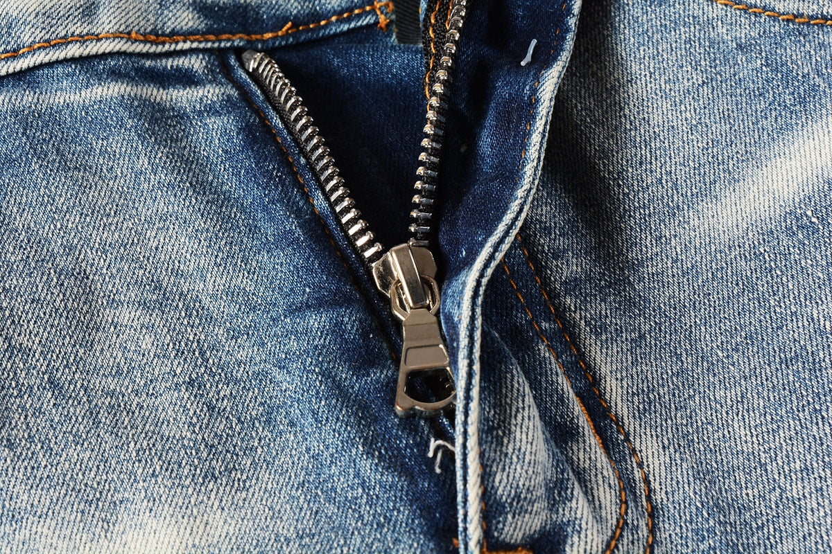 AMIRI Skinny Destroyed Jeans – Full Length Denim